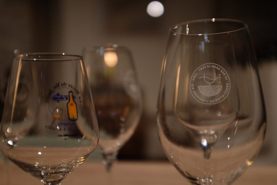 Verres de dégustation gravés